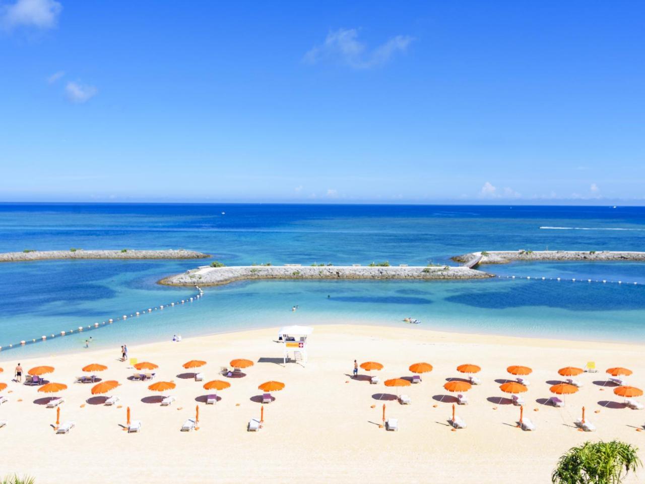 אונה Sheraton Okinawa Sunmarina Resort מראה חיצוני תמונה